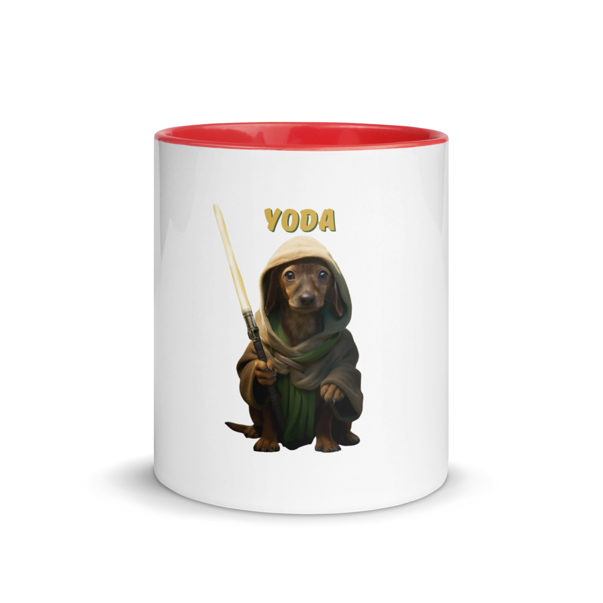 Custom Pet Coffee Mug for a dog named Yoda