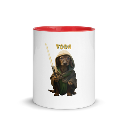 Custom Pet Coffee Mug for a dog named Yoda