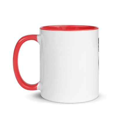 white and red Custom Pet Coffee Mug for a horse named Bella