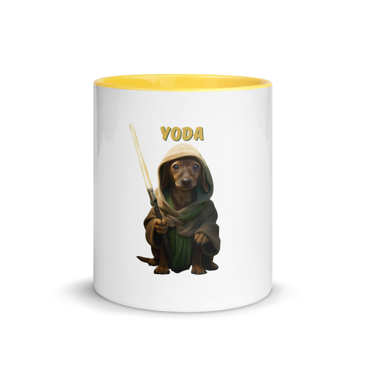 Custom Pet Coffee Mug for a dog named Yoda