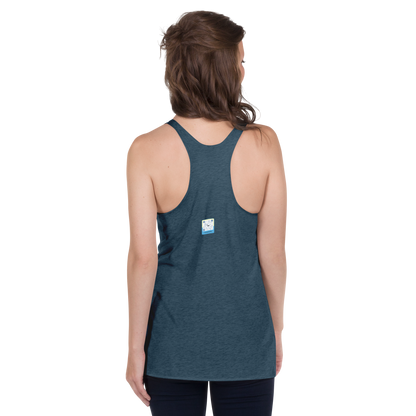 indigo Custom Pet Women's Racerback Tank for a horse named Bella