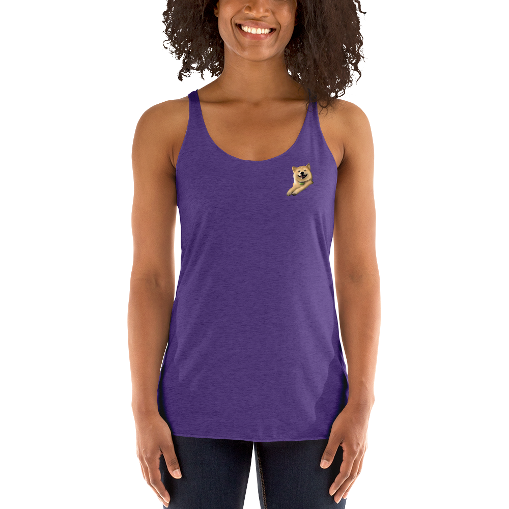 Custom Pet Women's Racerback Tank | Couch Cooper