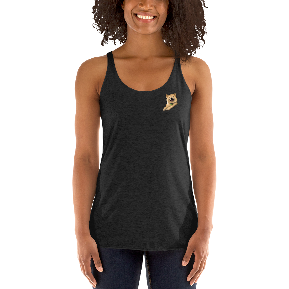 Custom Pet Women's Racerback Tank | Couch Cooper