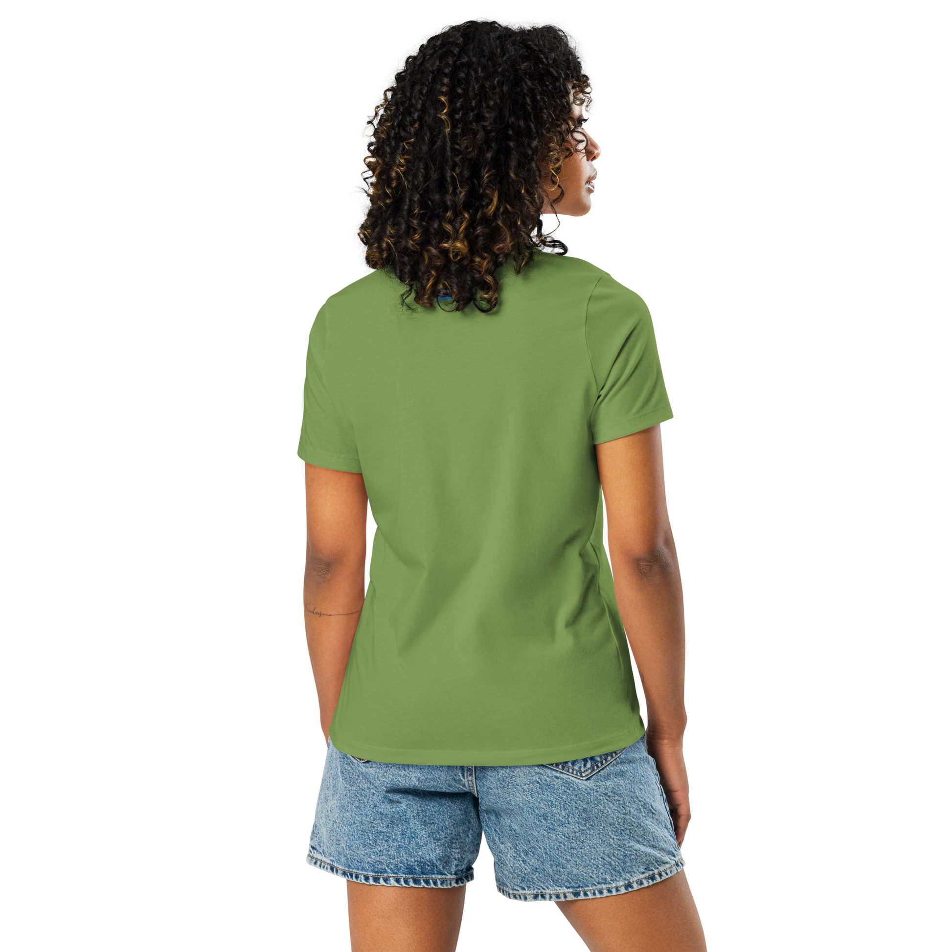 leaf Custom Pet Women's Relaxed T-Shirt for a horse named Bella