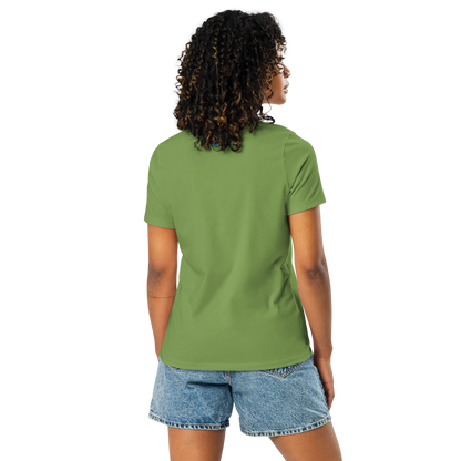 leaf Custom Pet Women's Relaxed T-Shirt for a horse named Bella